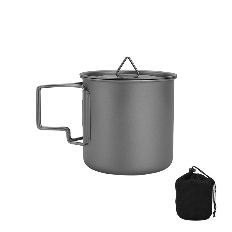 Titanium Camping Mug with Fold - Camping Cooking Organizer 评论和价格