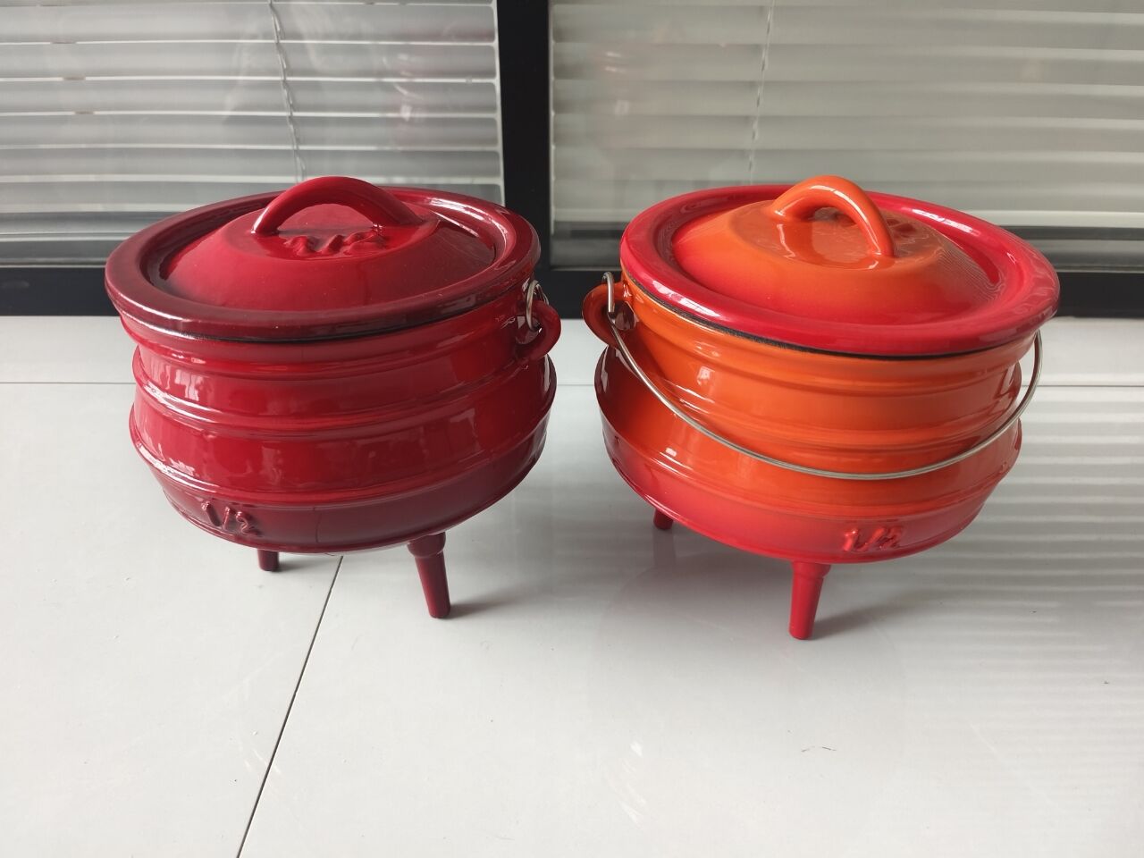 1/2# Cast Iron Enamel Dutch Ov - Camp Dutch Oven Cast 评论和价格