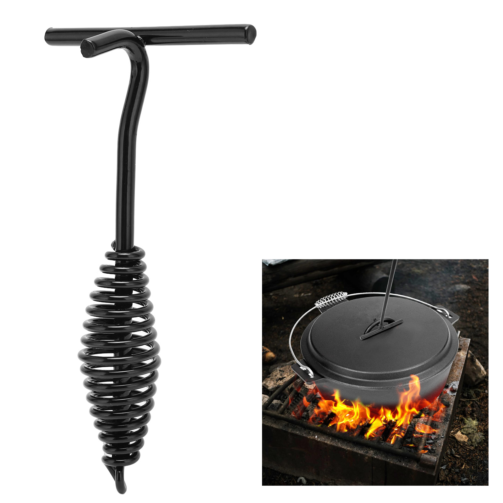 19.5cm Dutch Oven Lid Lifter C - Camp Dutch Oven Cast 评论和价格