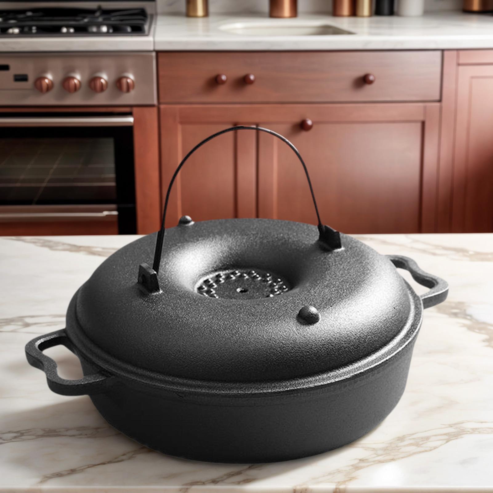 Cast Iron Cauldron For Cooking - Camp Dutch Oven Cast 评论和价格