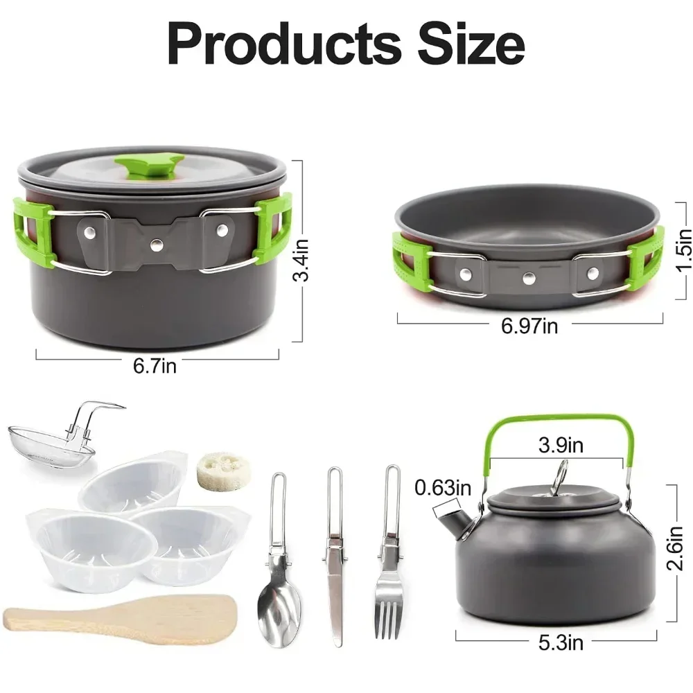 Camping Cooking Set Portable L - Camping Cooking Organizer 评论和价格