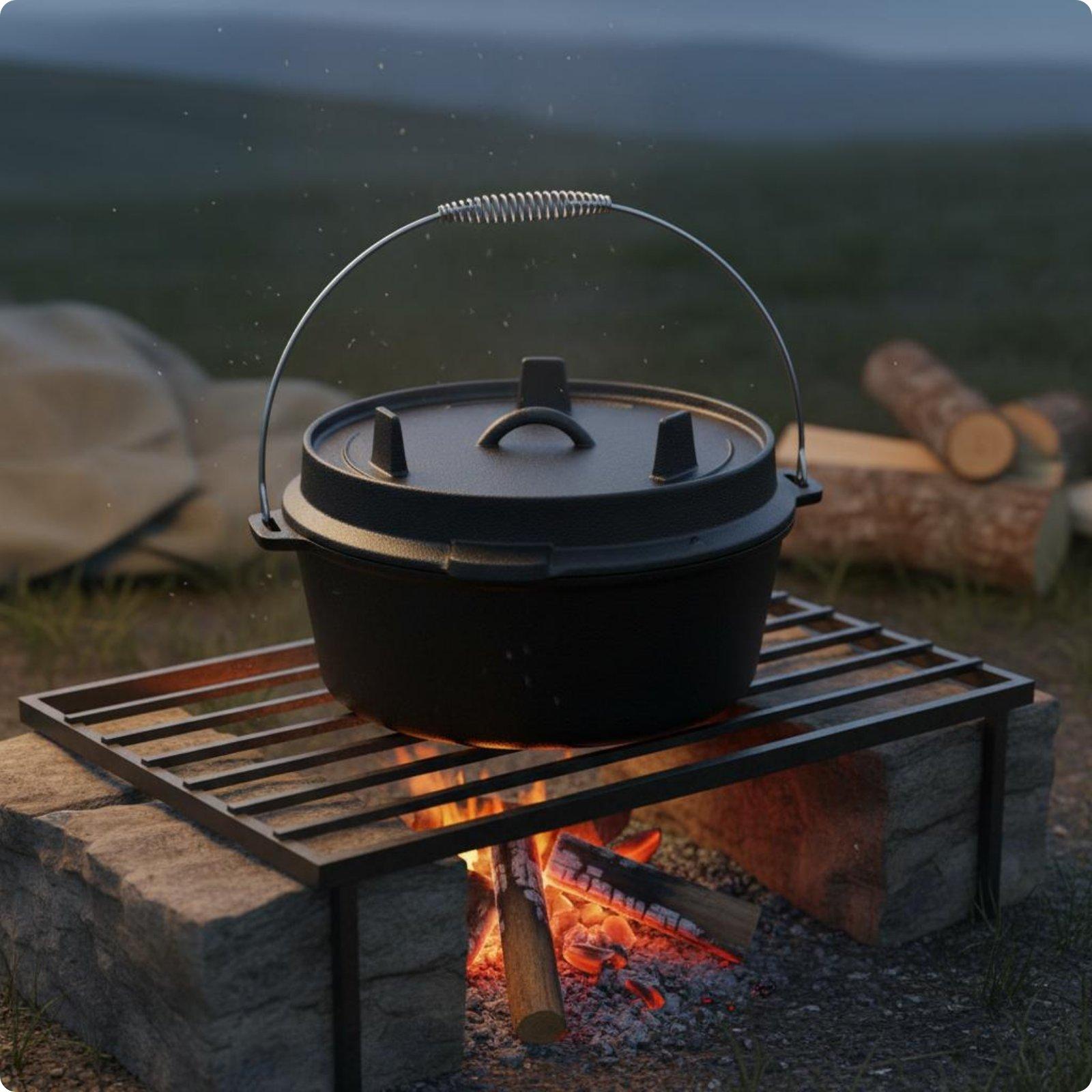 Outdoor Cast Iron Dutch Oven U - Camp Dutch Oven Cast 评论和价格