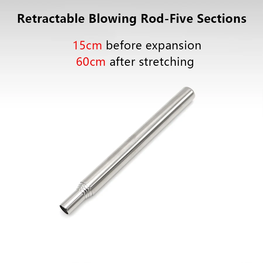 Stainless Steel Blowpipe Pocke - Camping Hiking Cooking 评论和价格