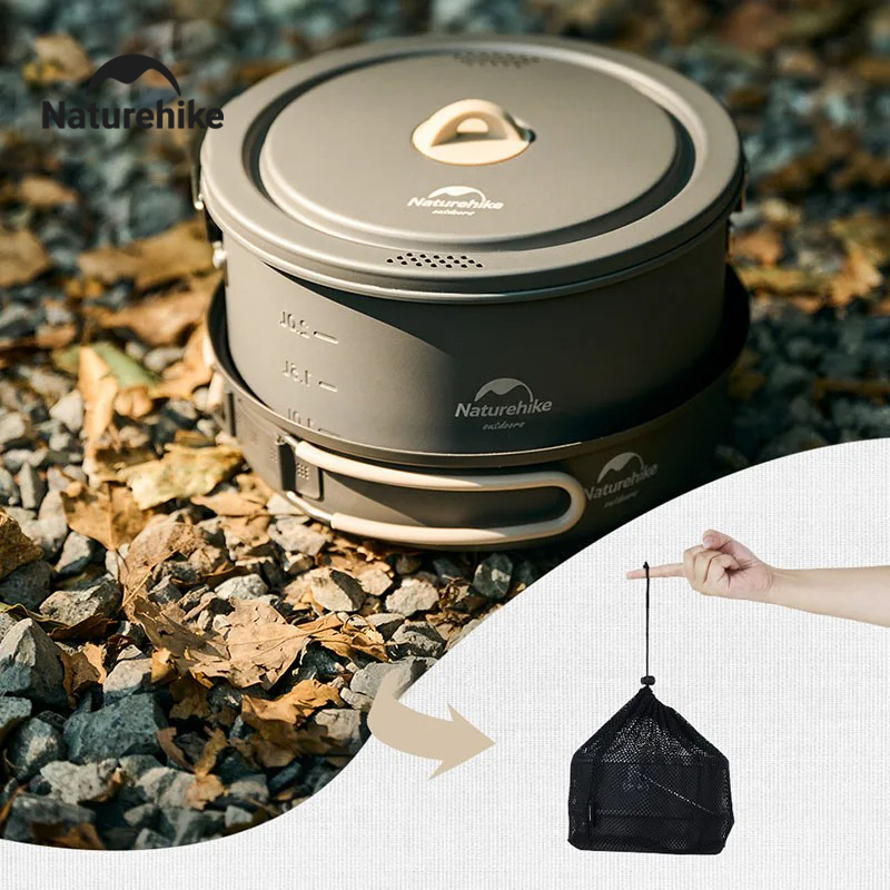 Naturehike 2025 New Outdoor Pi - Quality Camping Cooking Set 评论和价格
