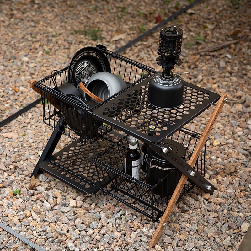 Portable Folding Camping Table - Camping Hiking Cooking 评论和价格