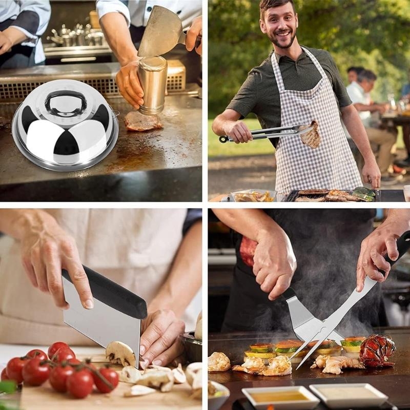 14Pcs Griddles Accessories Kit - Camping Cooking Flat Top 评论和价格