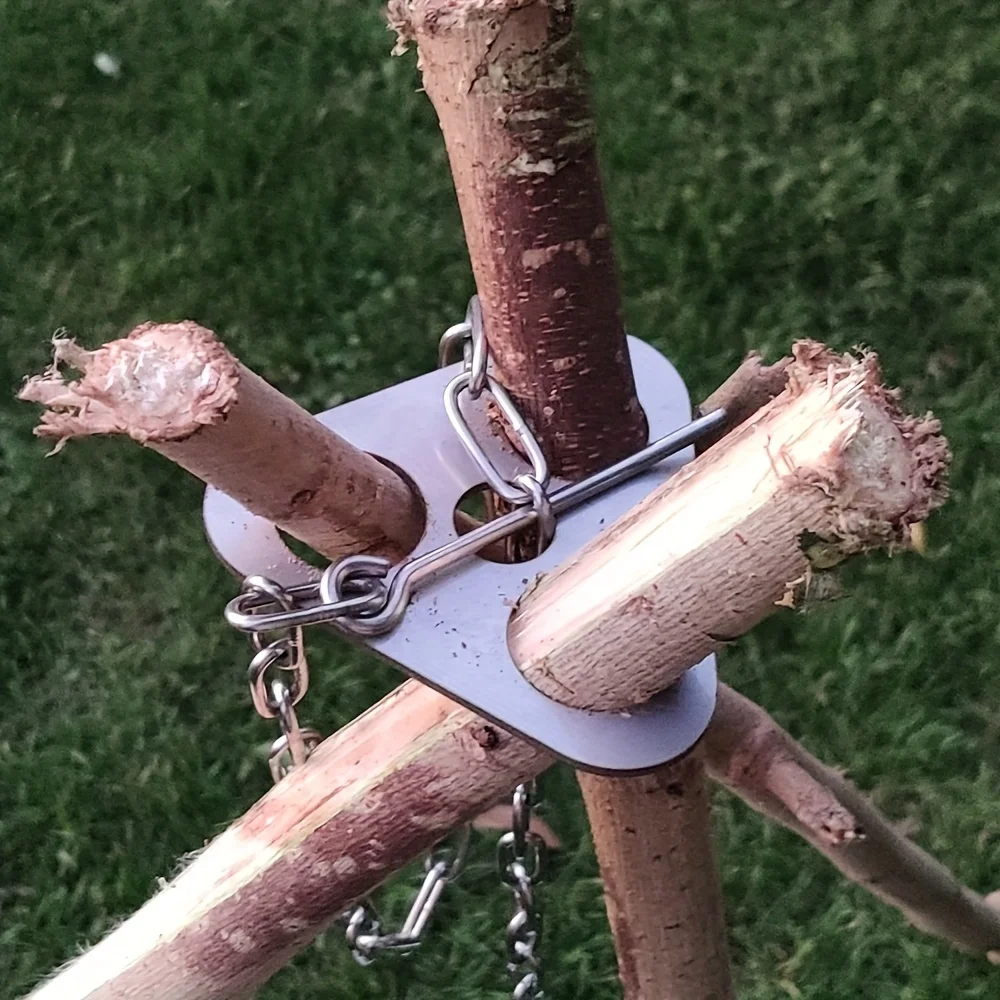 Stainless Steel Camping Tripod - Camping Hiking Cooking 评论和价格