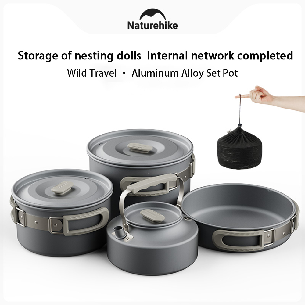Naturehike Outdoor Pot Set,Cam - Camping Hiking Cooking 评论和价格